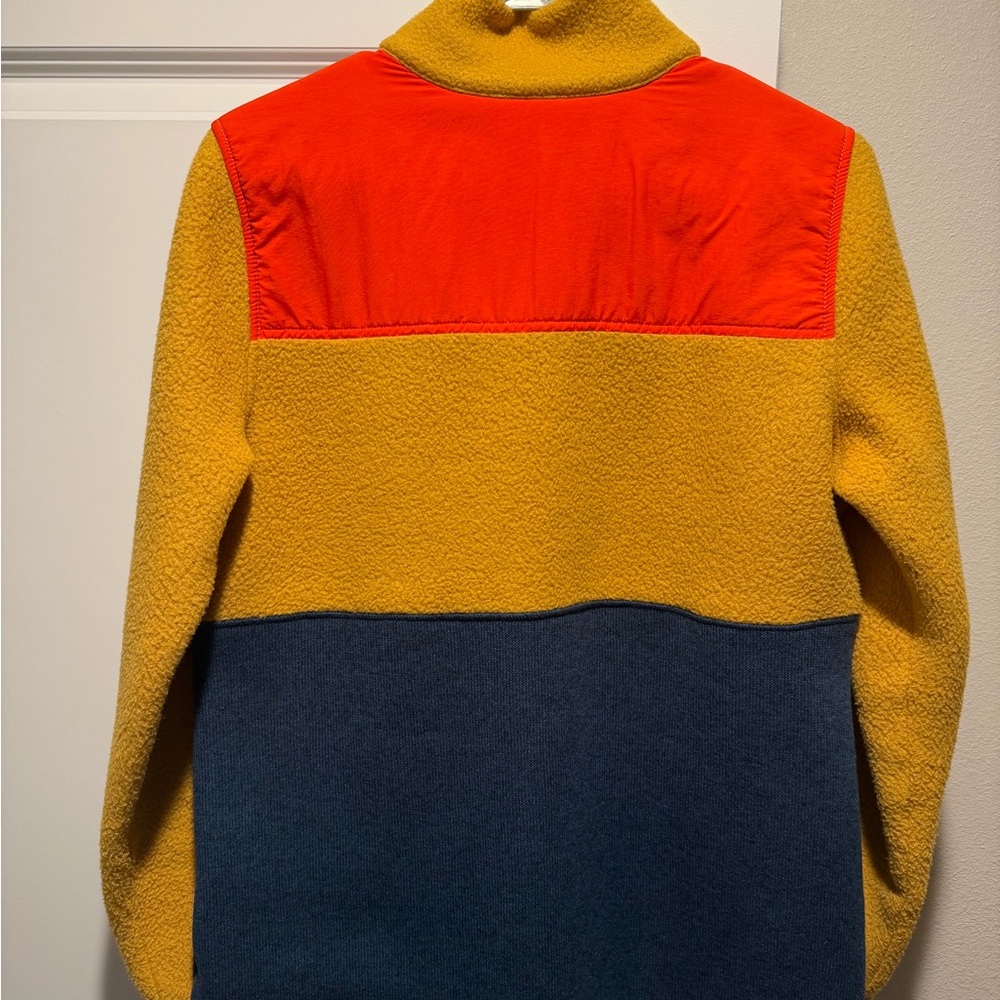 L.L. Bean Mustard Sherpa Fleece with Red Tag - Picture 3 of 3